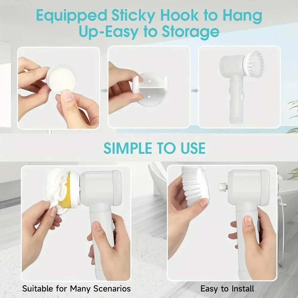 Cordless Spin Scrubber