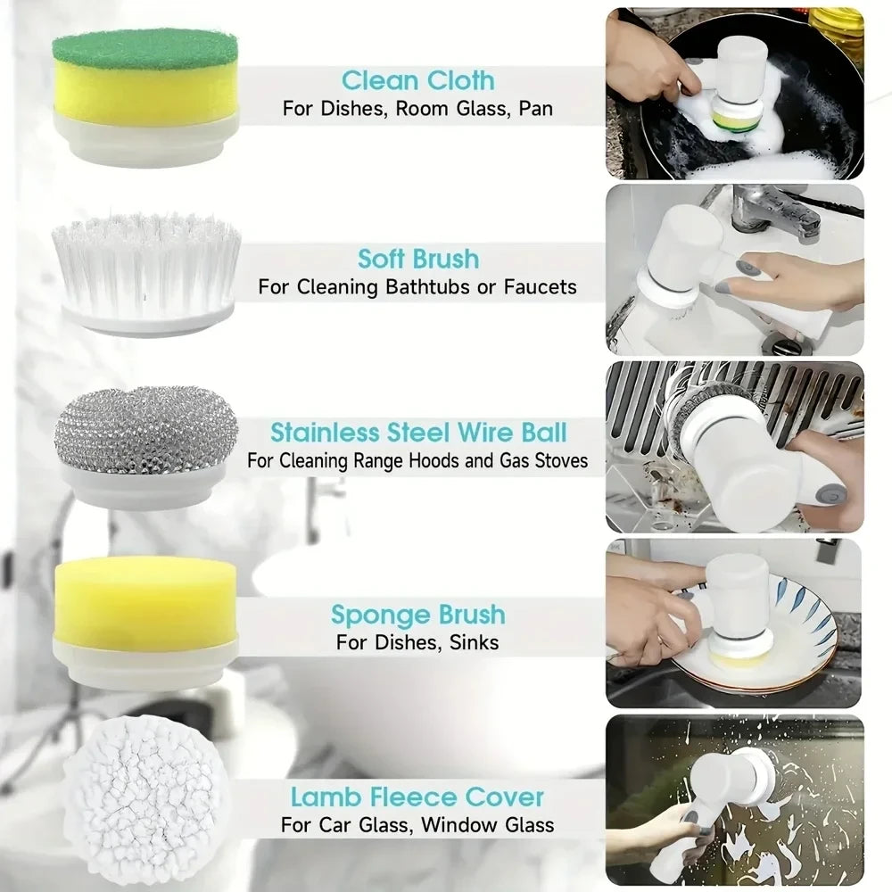 Cordless Spin Scrubber